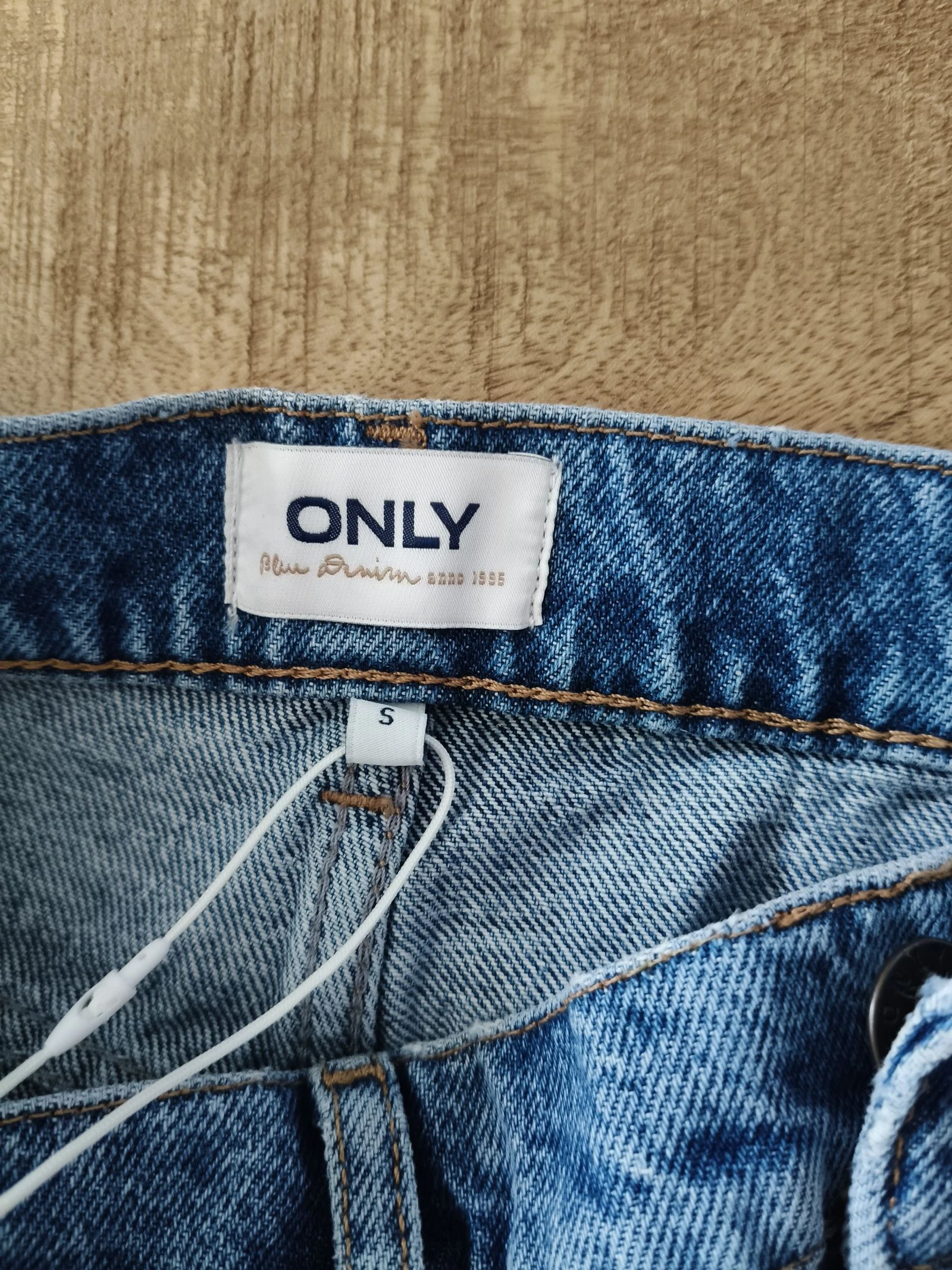only saia jeans com fenda tamanho S – photo 5